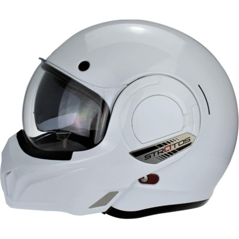 Sway SW 907 Stratos 180 Çene Açılır Motosiklet Kaskı - Beyaz - XL Motorsiklet Kaskları Fiyatı