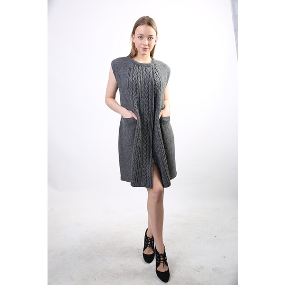 Sweater Bisiklet Yaka Kadın Kışlık Ceket 3248 Kadın Hırka Fiyatı