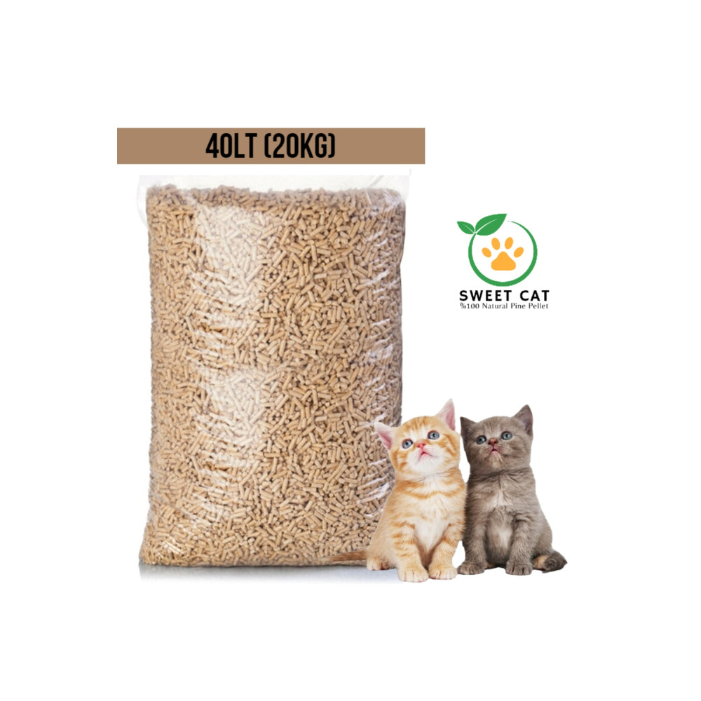 Sweet Cat Kedi Kumu %100 Doğal Çam Pelet 40lt (20KG) Evcil Hayvan Ürünleri Fiyatı