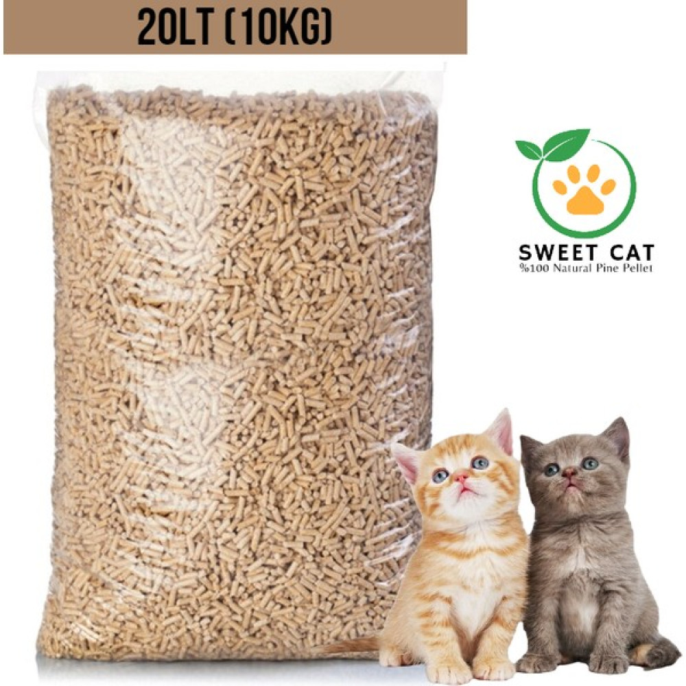 Sweet Cat Kedi Kumu Doğal Çam Pelet 20 lt 10 kg Evcil Hayvan Ürünleri Fiyatı