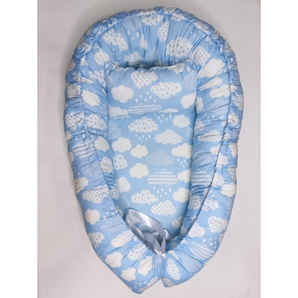 Sweet Cotton Bulut Desenli Babynest - Mavi Oto Boyaları Fiyatı