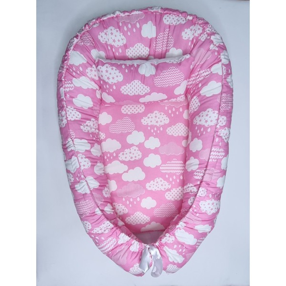 Sweet Cotton Bulut Desenli Babynest - Pembe Oto Boyaları Fiyatı