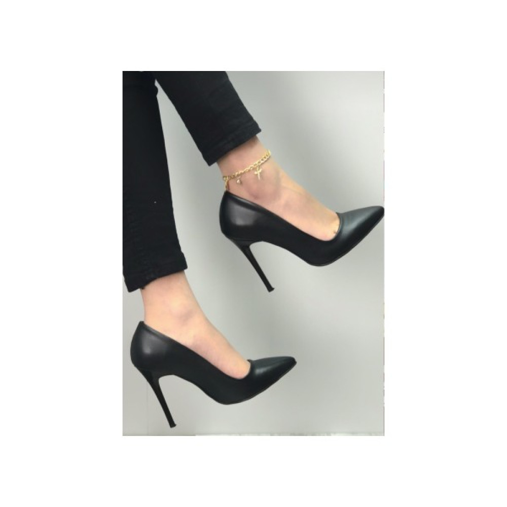 Sweet Girl Kadın Siyah Ince Yüksek Topuklu 8-9 cm Sivri Burun Stiletto Günlük Ayakkabı Topuklu Ayakkabı Fiyatı