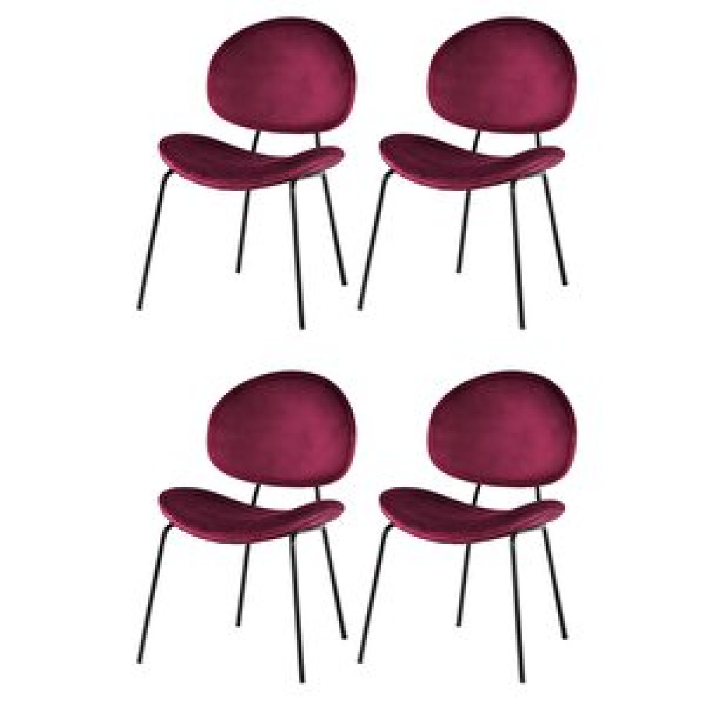 Sweet Home Masa Sandalye 4 Adet Teo Sandalye Metal Siyah Sandalye Mutfak Salon Yemek Odası Sandalyesi Standart Sandalye Fiyatı