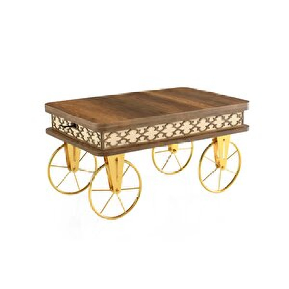 Sweet Home Masa Sandalye Akıllı Sehpa Laptop Yemek Masası Kademeli Orta Sihirli Sehpa Tekerlekli Ceviz Gold Orta Sehpa Fiyatı