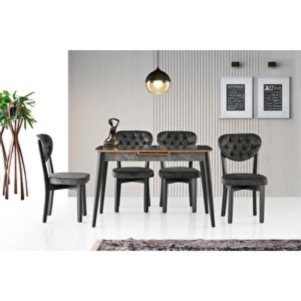Sweet Home Masa Sandalye Milano Mdf Aris Masa +4 Adet Gala Sandalye Takım Yemek & Mutfak Masası Fiyatı
