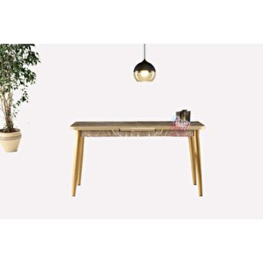 Sweet Home Masa Sandalye Silva Açılır Elvira Gold Masa ( Metal Konik Ayak ) 70x120 Cm Masa - Sandalye Seti / Takımı Fiyatı