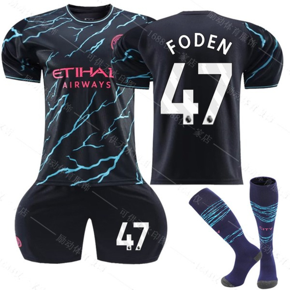 Sweet Rui Yeni Sezon Manchester City Deplasman Forması 47 Foden (Yurt Dışından) Futbol Malzemeleri Fiyatı