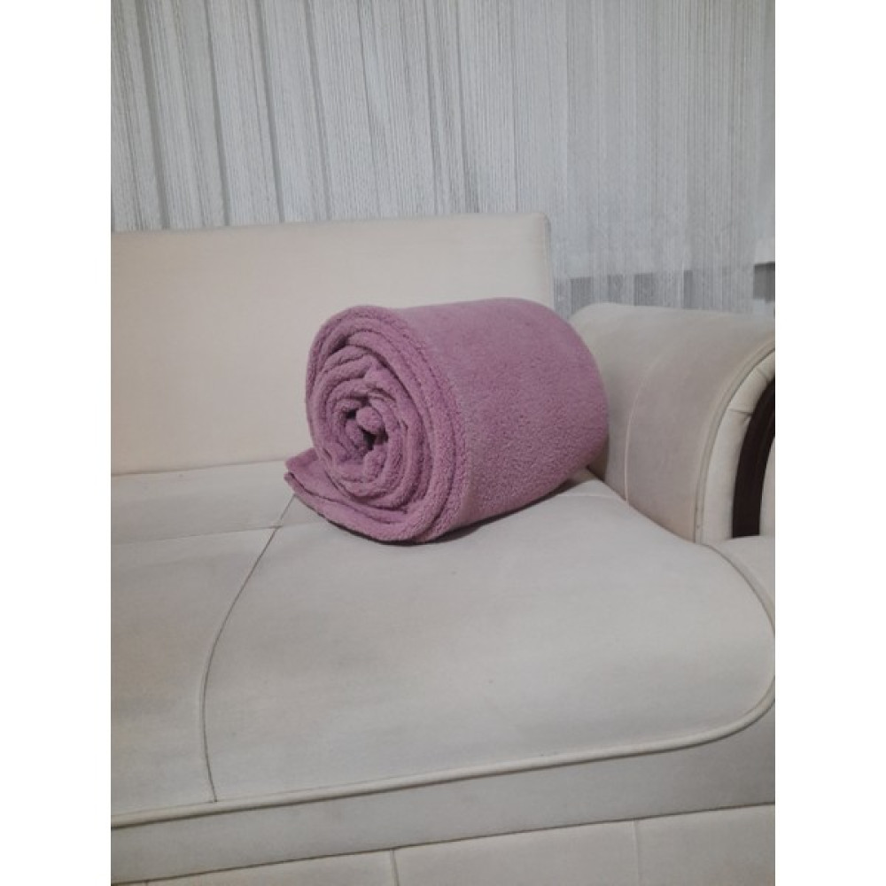 Sweet's Collection 125X185 Welsoft Peluş Tek Kişilik Tv Battaniyesi - Pudra - 125 x 180 cm Battaniye Fiyatı