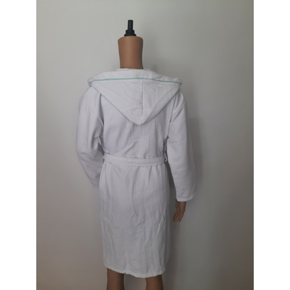 Sweet's Collection İçi Havlu Nakışlı Pike Genç Çocuk Bornoz - 9 - 10 Yaş - Beyaz Bornoz Fiyatı