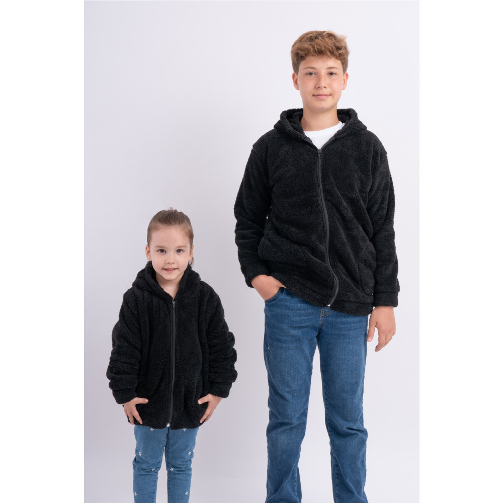Sweets Collection Unisex Genç Çocuk Polar Welsoft Peluş Cepli Ceket 11-12 Yaş Beden Bayan Ceket Fiyatı