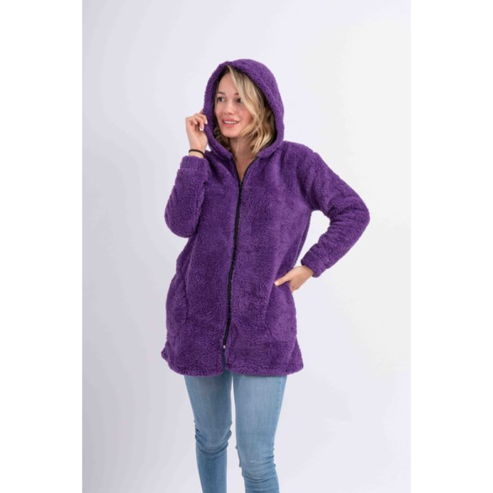 Sweet'S Collection Uzun Tunik Welsoft Peluş Ceket Bayan Ceket Fiyatı
