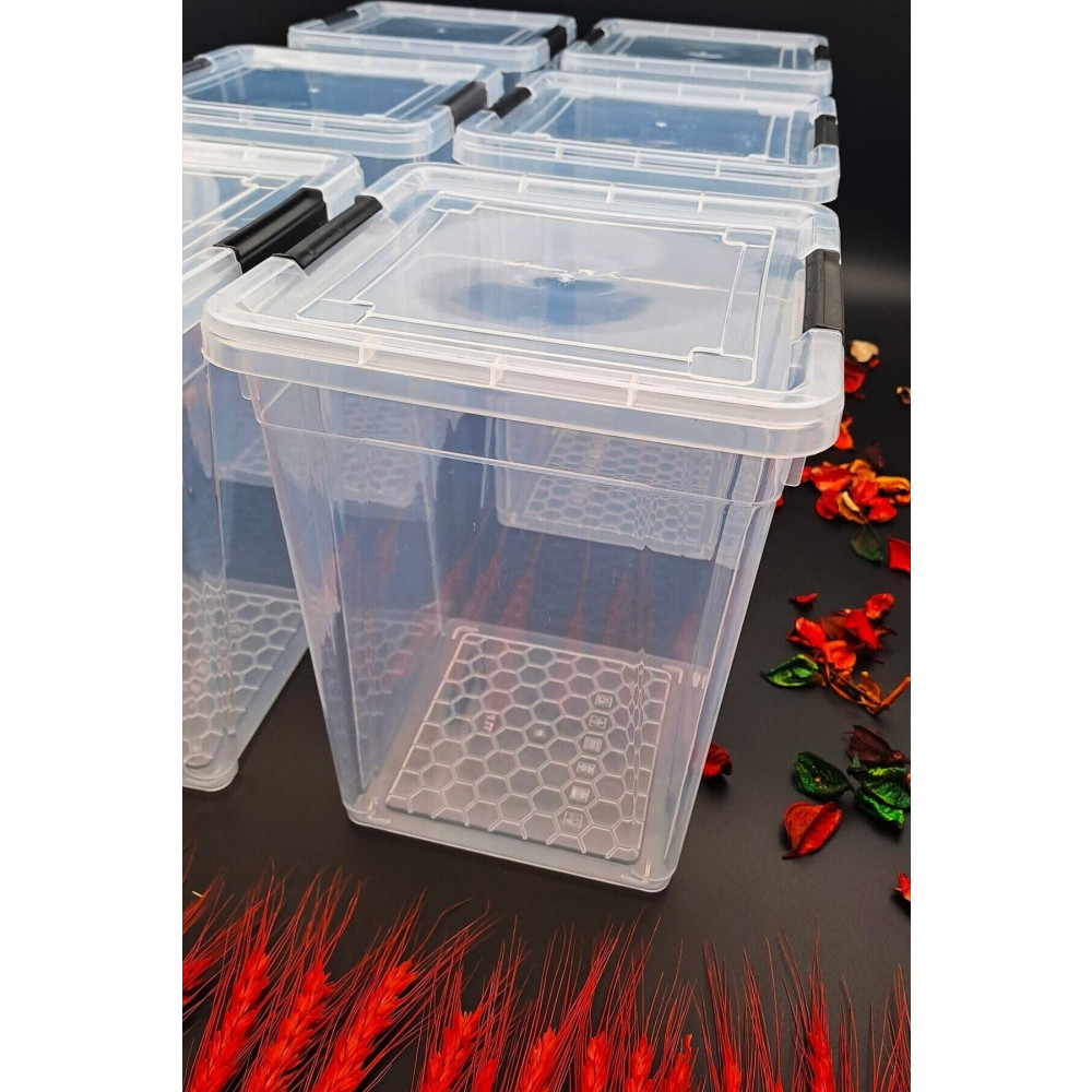 SWENCRAFT Erzak Bakliyat Saklama Kabı Kiler Box 6 lı Set Lüks Şık Kutu ( 4 Litre ) Çeyiz Seti 12 Parça Saklama Kapları Fiyatı