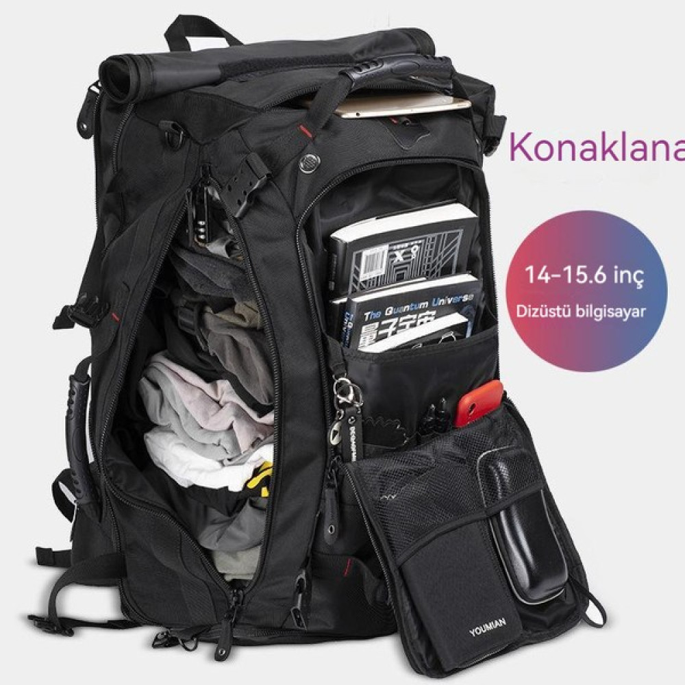 Swim Cotton Bağımsız Ayakkabı Deposu Seyahat Sırt Çantası Çok Fonksiyonlu Çift Omuz Sırt Çantası Seyahat Açık Dağcılık Çantası Büyük Kapasiteli Erk... Sırt Çantası (Outdoor) Fiyatı