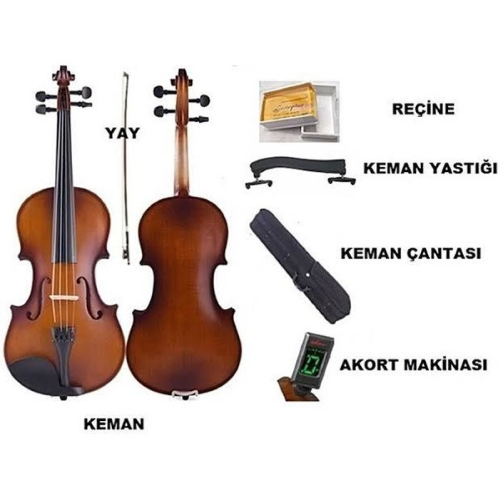 Swing SV-044 Tam Boy Keman Seti Mat Keman Kemanlar Fiyatı