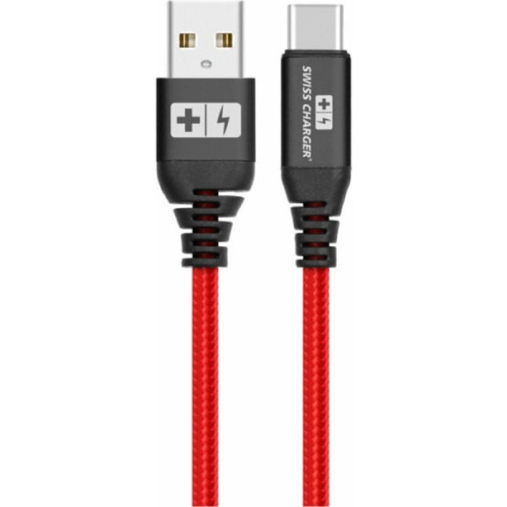 Swiss Charger Type C Halat Kablo SCC-10032 3m Cep Telefonu Şarj Cihazı Fiyatı