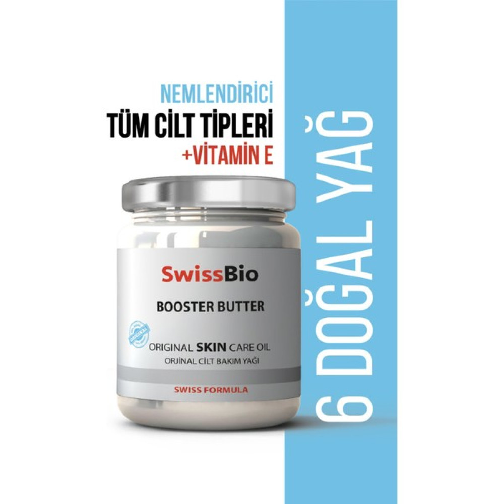 SwissBio Booster Butter Orijinal Cilt Bakım Yağı 200 ml Nemlendiriciler Fiyatı
