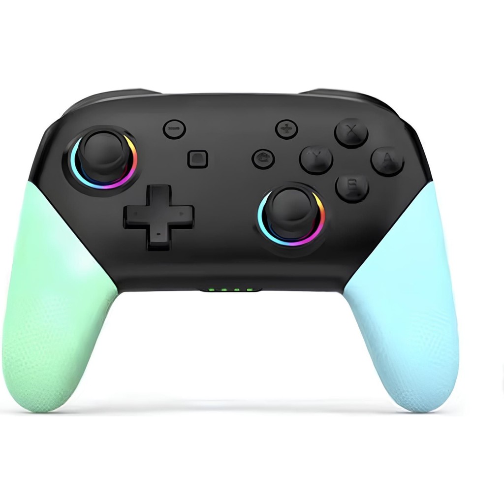 Switch Ns Pro Controller Uyumlu Rgb Işıklı Gamepad – Pc / Android / Ios S12 Model - Turkuaz Xbox Oyun Kolu ve Aksesuarları Fiyatı