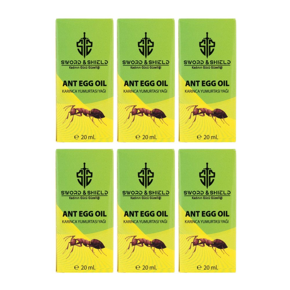 Sword & Shield Karınca Yumurtası Yağı 6 Adet Cilt ve Yüz Bakımı Fiyatı