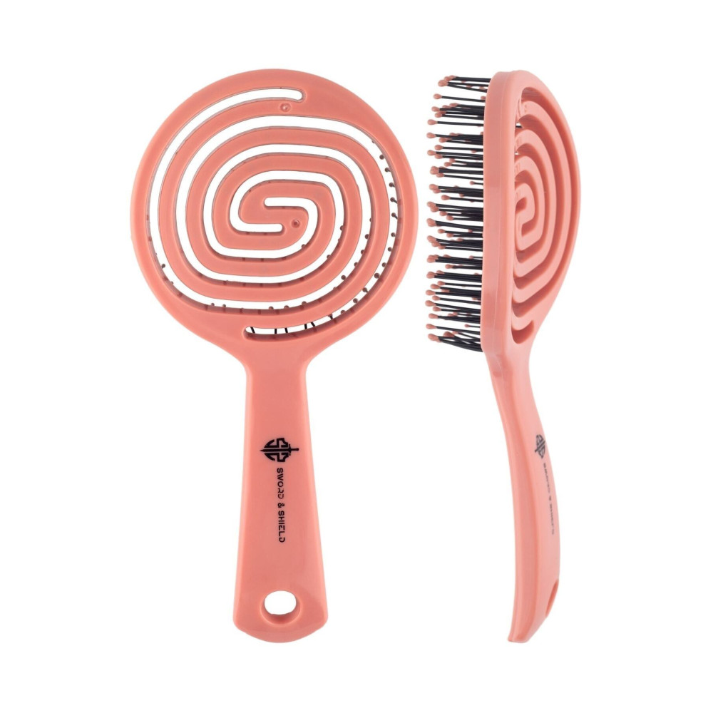 Sword & Shield S&s Pembe Pro Üç Boyutlu Oval Saç Fırçası Saç Fırçası ve Tarağı Fiyatı