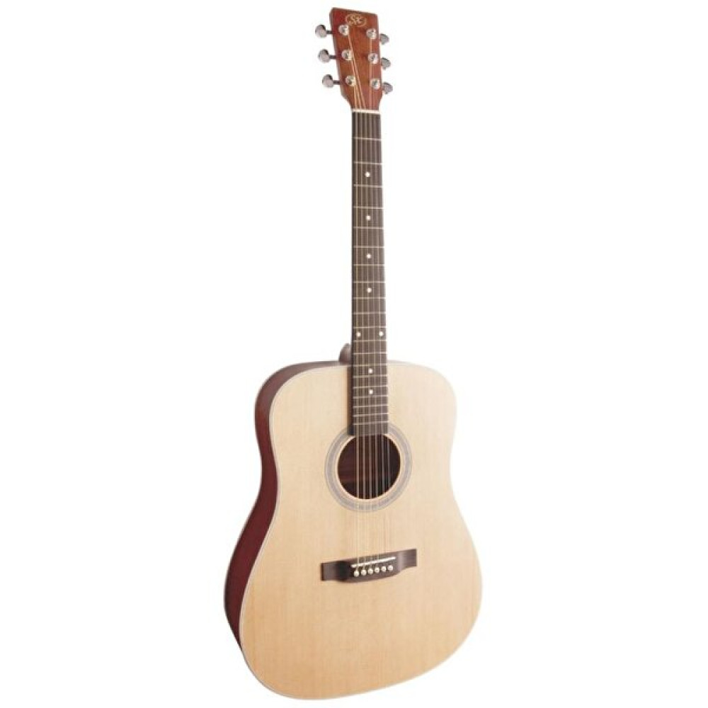 SX Sd204 Dreadnought Natural Akustik Gitar Akustik Gitarlar Fiyatı