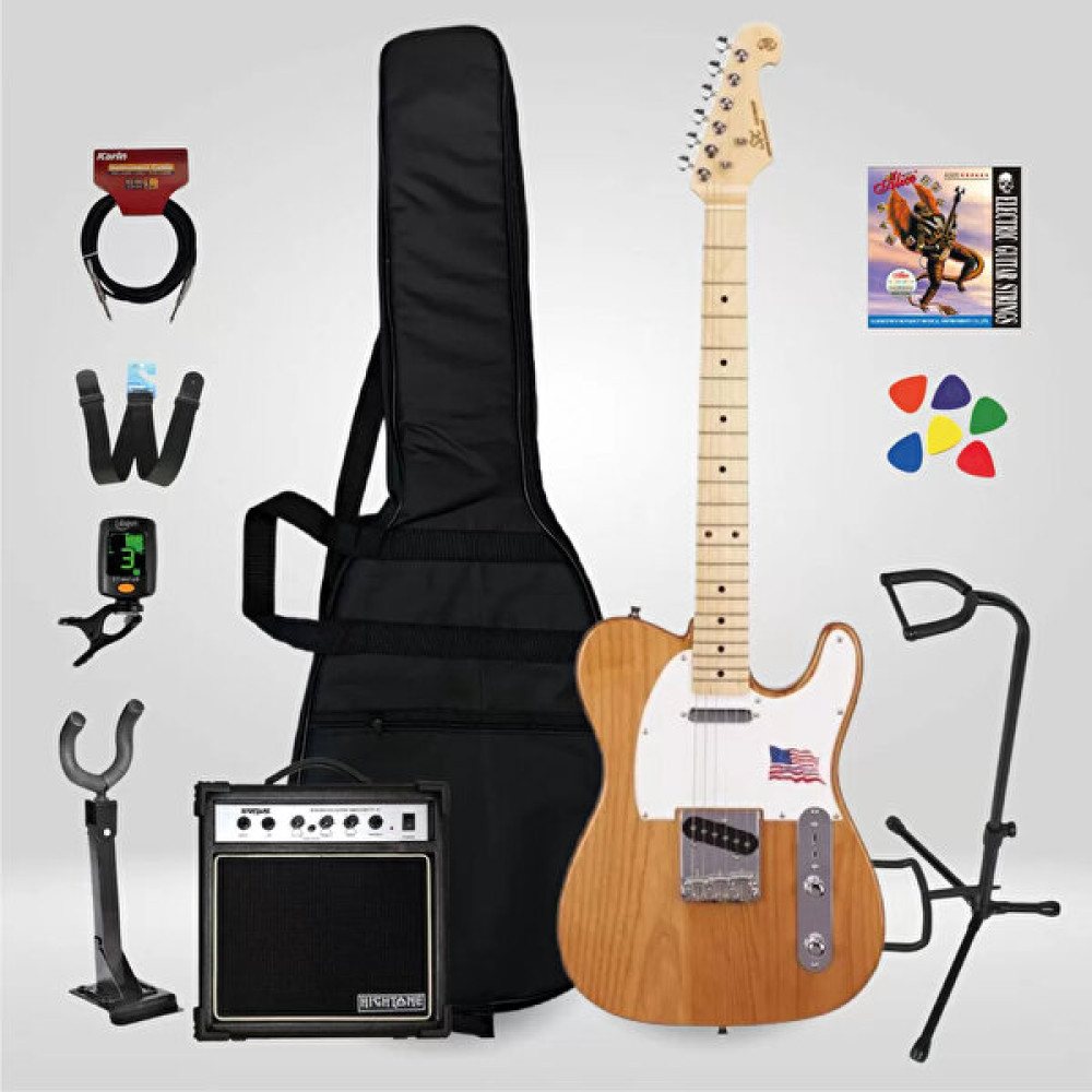 Sx Stl Alder Na Telecaster Elektro Gitar Seti - Set4 Elektro Gitarlar Fiyatı