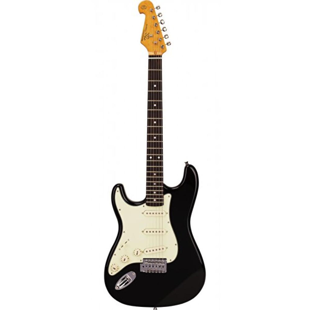 SX Stratocaster Solak Siyah Elektro Gitar Elektro Gitarlar Fiyatı