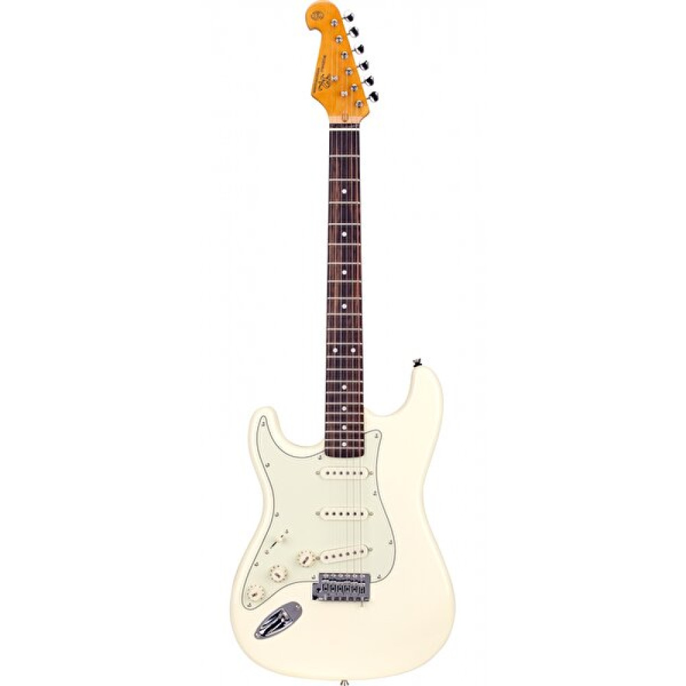 SX Stratocaster Solak Vintage White Elektro Gitar Elektro Gitarlar Fiyatı
