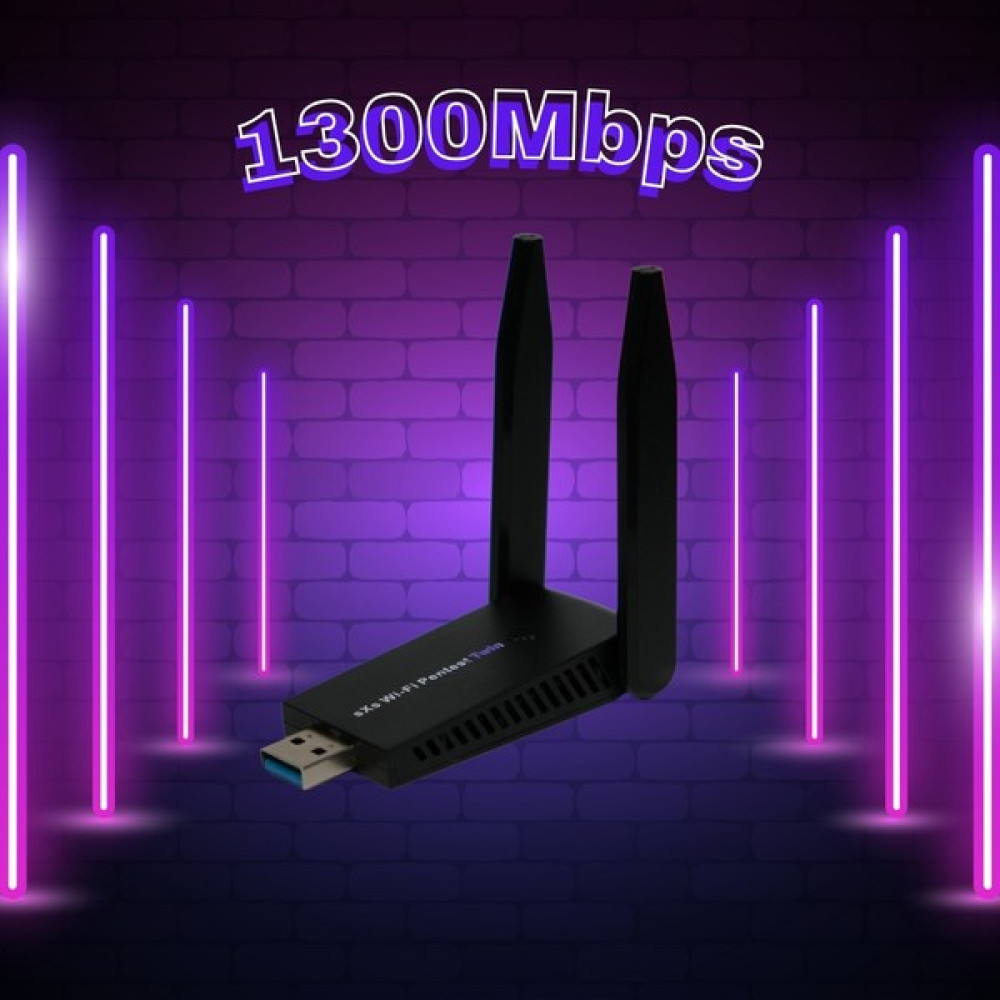 Sxs Wi-Fi Pentest Twin 1300MBPS Wireless Dual Band USB 3.0 Wireless Adaptör Fiyatı