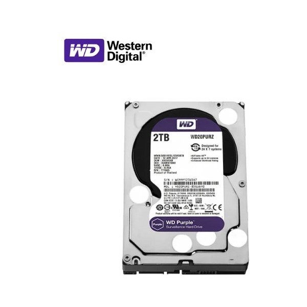 Sylar Wd Purple WD20PURZ 2 Tb 3.5" Sata 3 64 MB 7/24 Güvenlik Kamerası Diski - 1 Güvenlik Kameraları Fiyatı