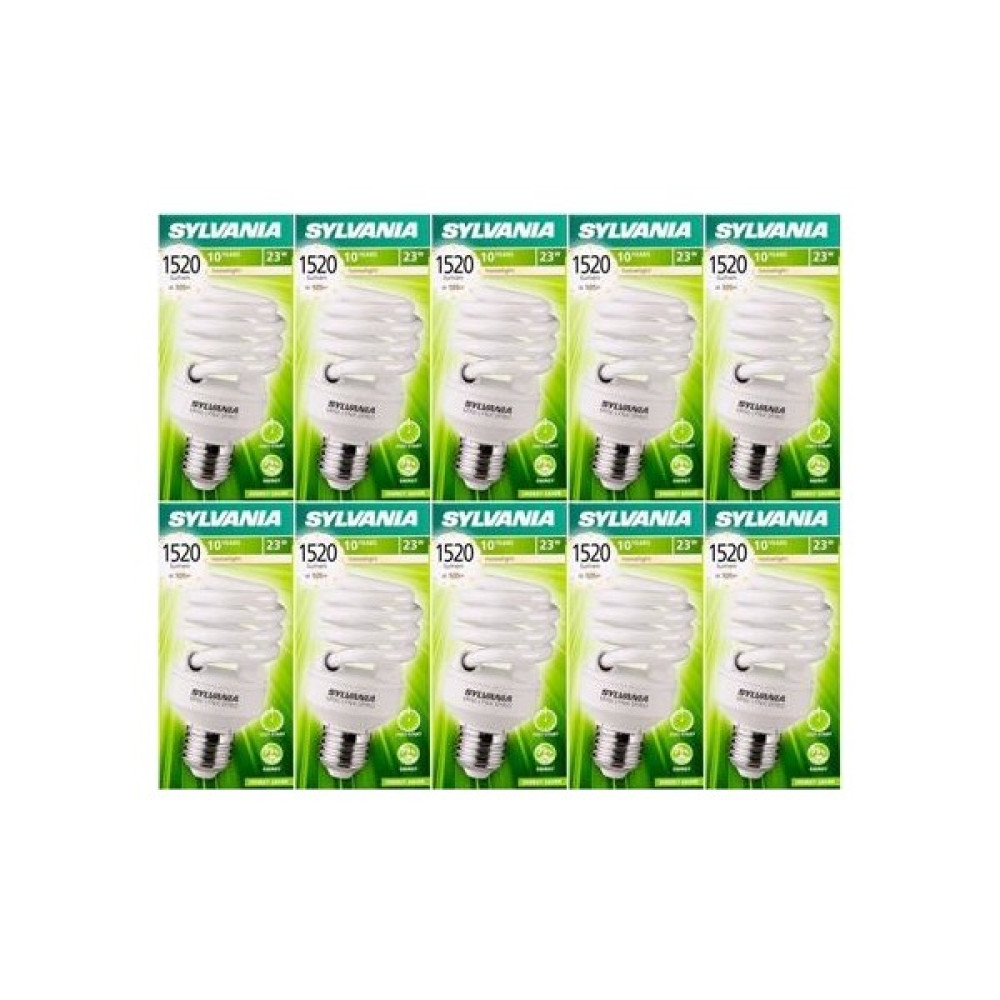 Sylvania  10'Lu Paket 23W Tasarruflu Ampul - Beyaz Işık E27 Duy Tasarruflu Ampul Fiyatı