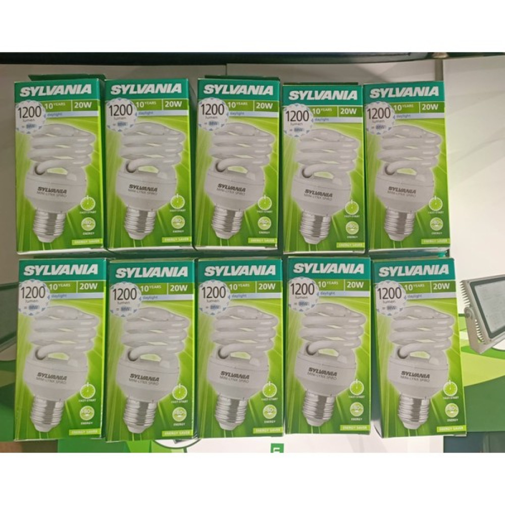 Sylvania 20 W Sylvanıa Tasarruflu E27 Duylu Ampul Beyazışık 10 Adet - Beyaz - 10 - 20 W Tasarruflu Ampul Fiyatı