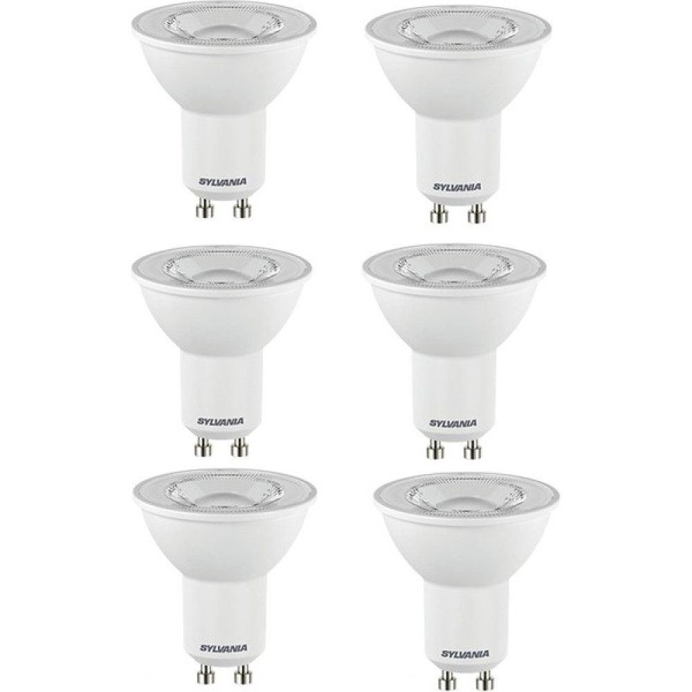 Sylvania 6 Adet 4.2W Beyaz Işık GU10 LED Ampul Çanak Ampul Sylvania 6500KELVIN - 1 - 10 W Led Aydınlatmalar Fiyatı