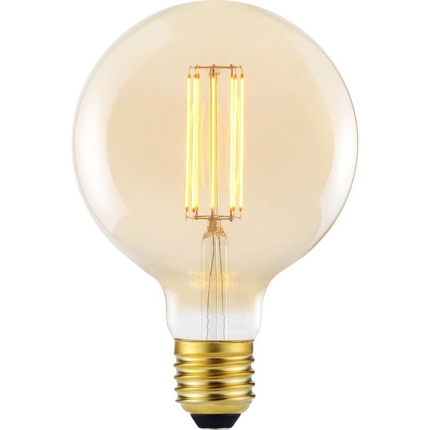 Sylvania Sylvanıa 7W (55W) G125 Rustik LED Ampul 2500K (3 Adet) - Filamentli LED Lamba - Sarı Diğer Fiyatı