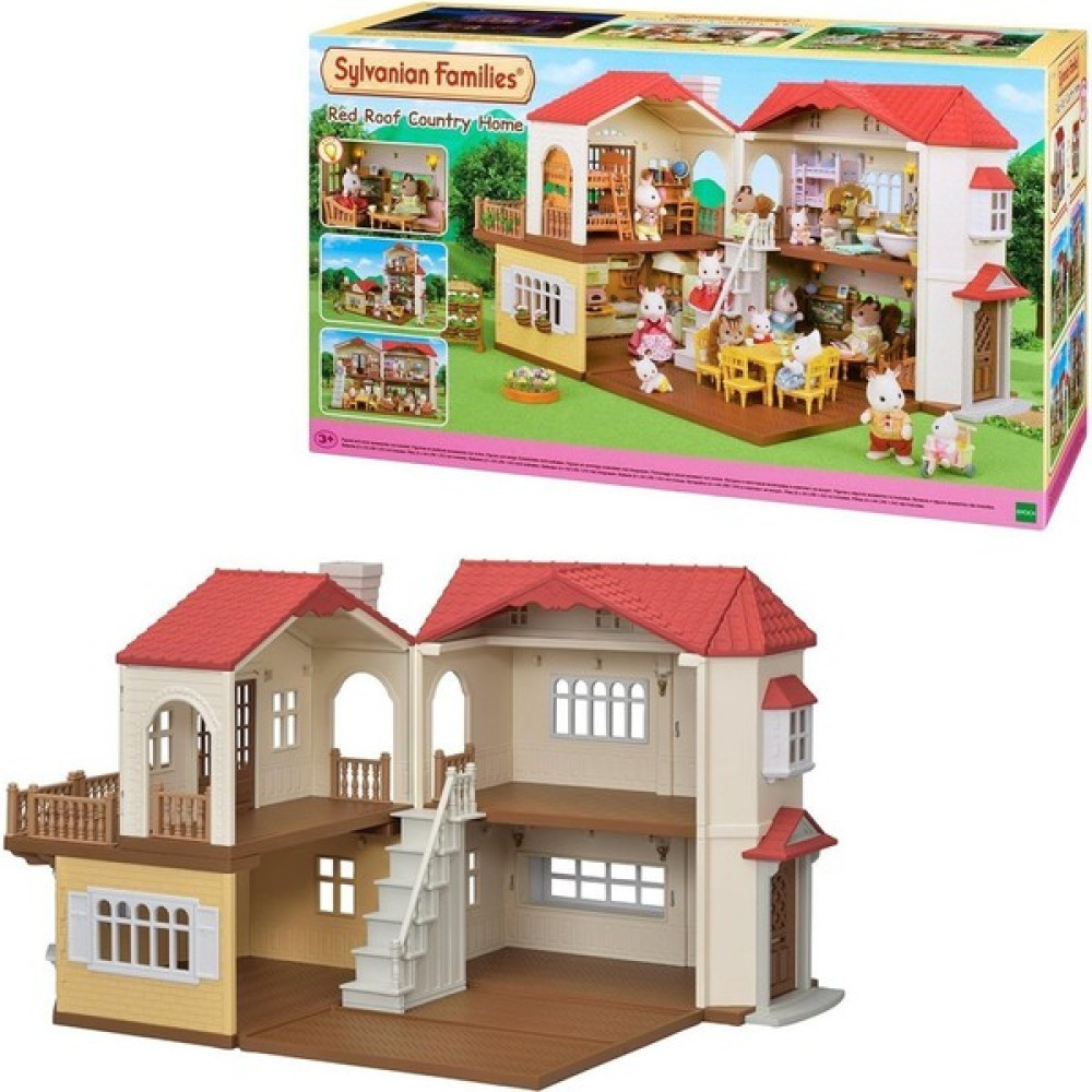 Sylvanian Families 5302 Sylvanian Families Families, Kırmızı Çatılı Işıklı Şehir Evi / +4 Yaş - Renkli Oyun Seti Fiyatı