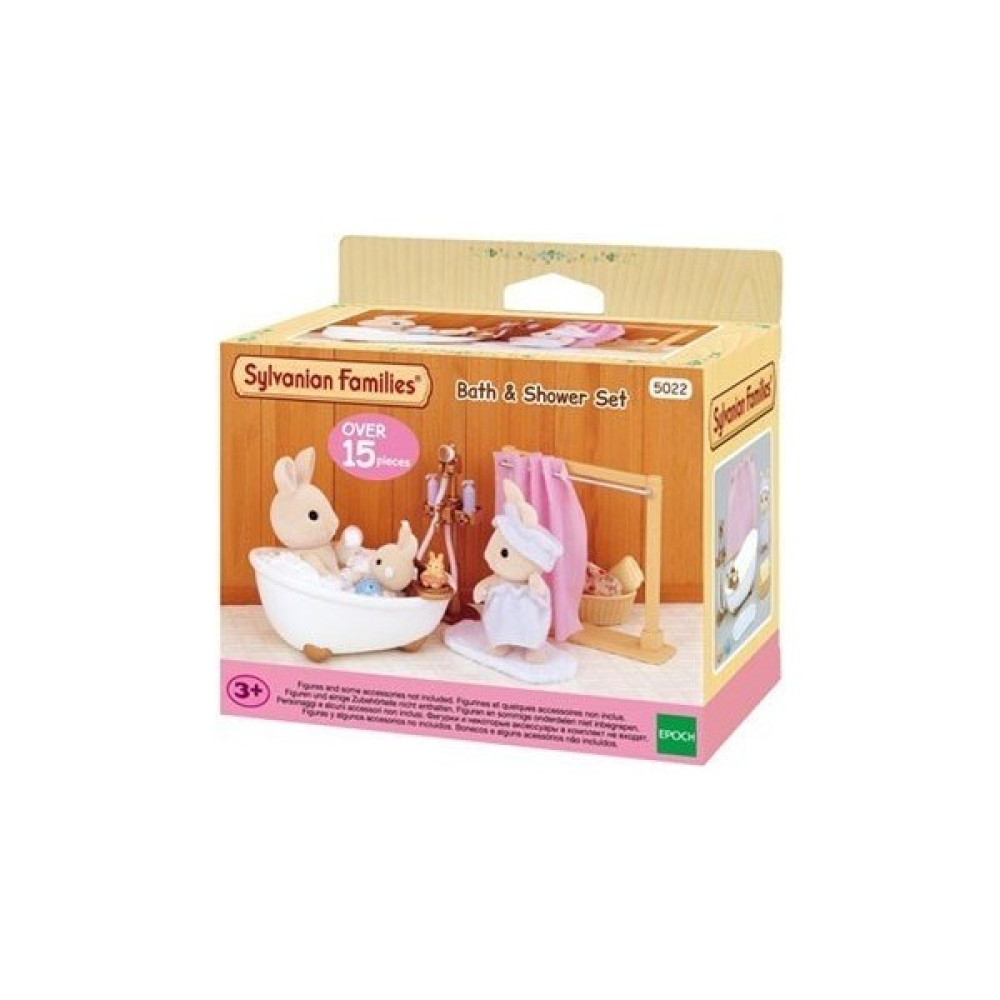 Sylvanian Families Daha Yok Mu Sylvanian Families Banyo ve Duş Seti - Renkli Eğitici Oyuncak Fiyatı