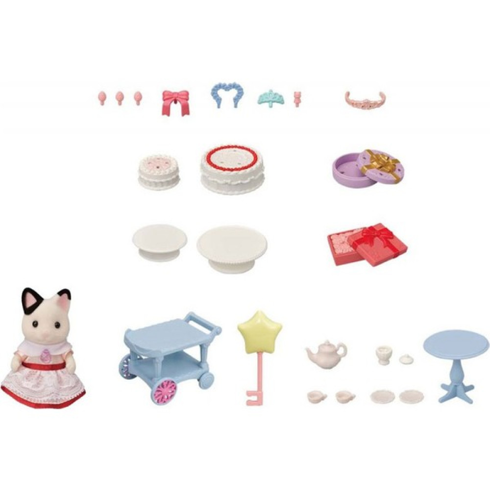 Sylvanian Families Parti Zamanı Oyun Seti Smokin Kedi Kız 5646 - Renkli Bebek Oyuncakları Fiyatı