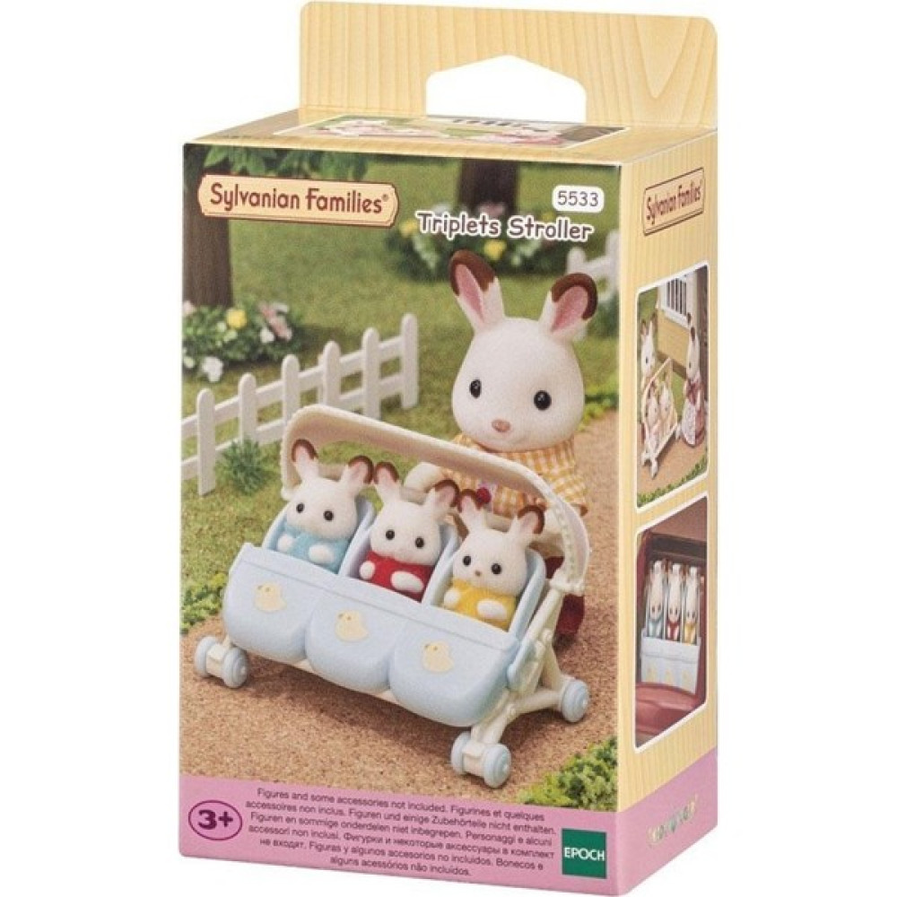 Sylvanian Families Üçüz Bebek Arabası 5533 - Renkli Oyuncak Fiyatı