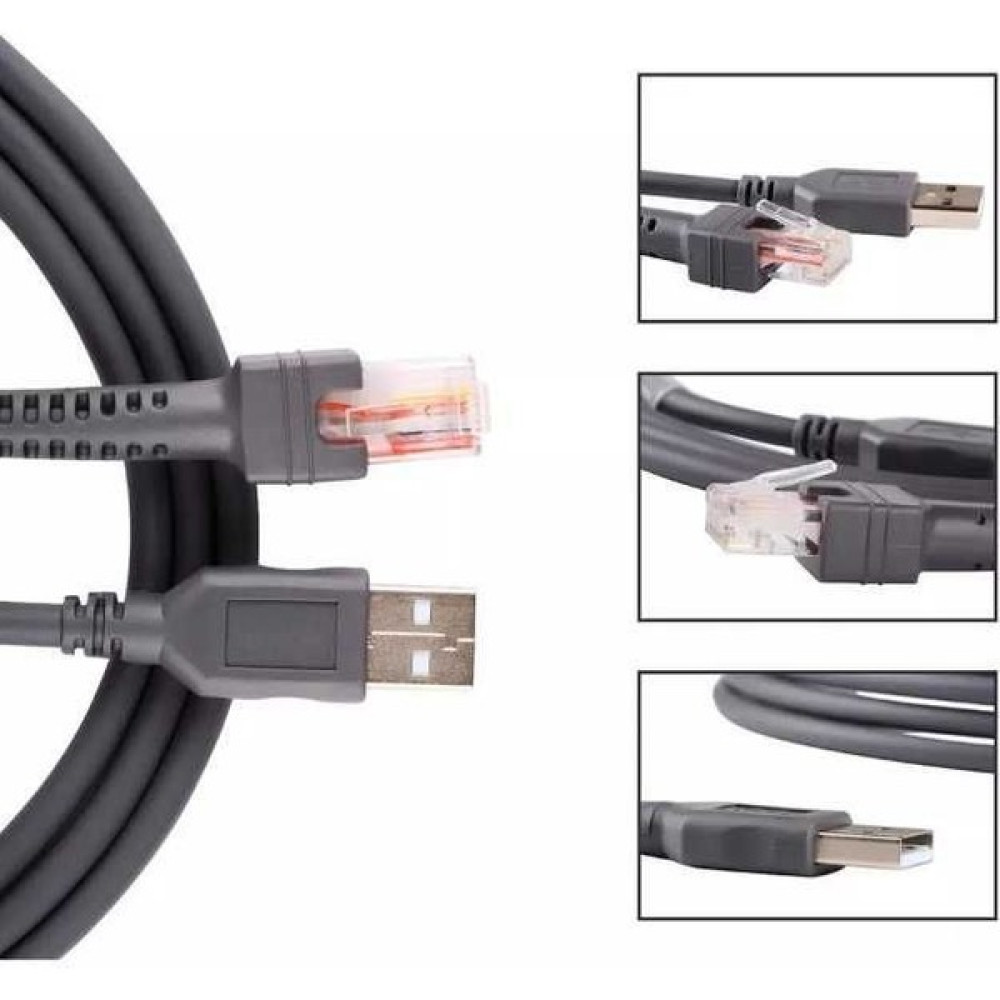 Symbol Motorola Zebra LS1203 LS2208 LS4208 LS3008 LS3478 LS3578 CBA-U01-S07ZAR USB Kablo Oto Boyaları Fiyatı