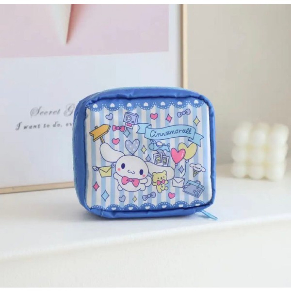 Syn İletişim Hello Kitty Cinnamoroll Kuromi My Melodi Makyaj Ped Kozmetik Çantası Düzenleyici Makyaj Çantası Fiyatı