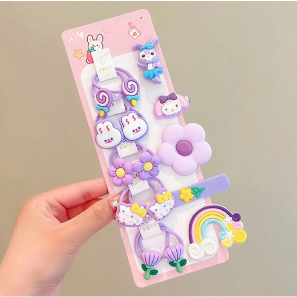 Syn İletişim Kawai Hello Kitty My Melodi Cinnamoroll Gökkuşağı Çiçek Lastik Pens Kız Saç Toka Set 15 Adet Toka, Taç & Saç Bandı Fiyatı