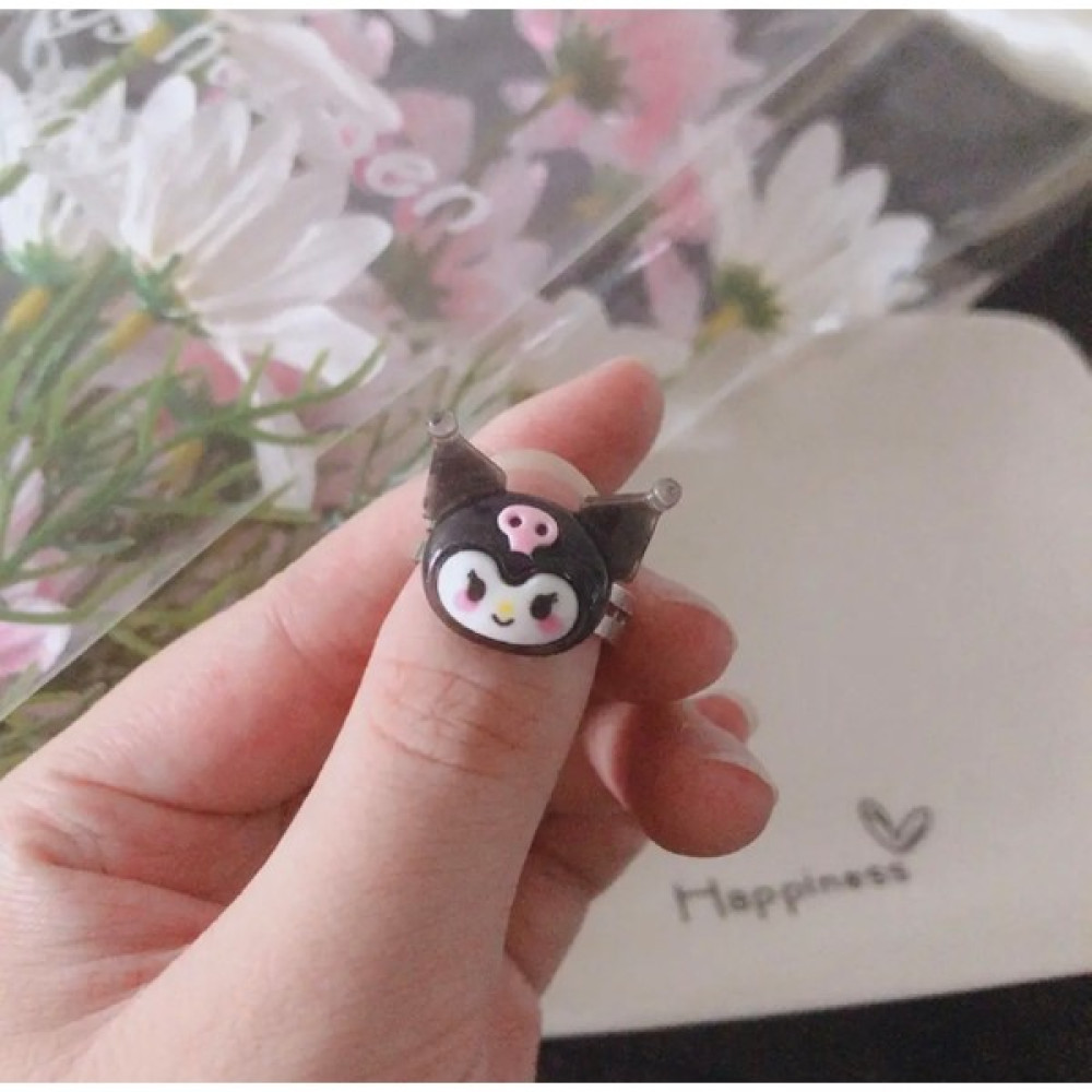 Syn İletişim Kuromi Sanrio Kawai Ayarlı Köstebek Yüzük - Standart Bijuteri Yüzük Fiyatı
