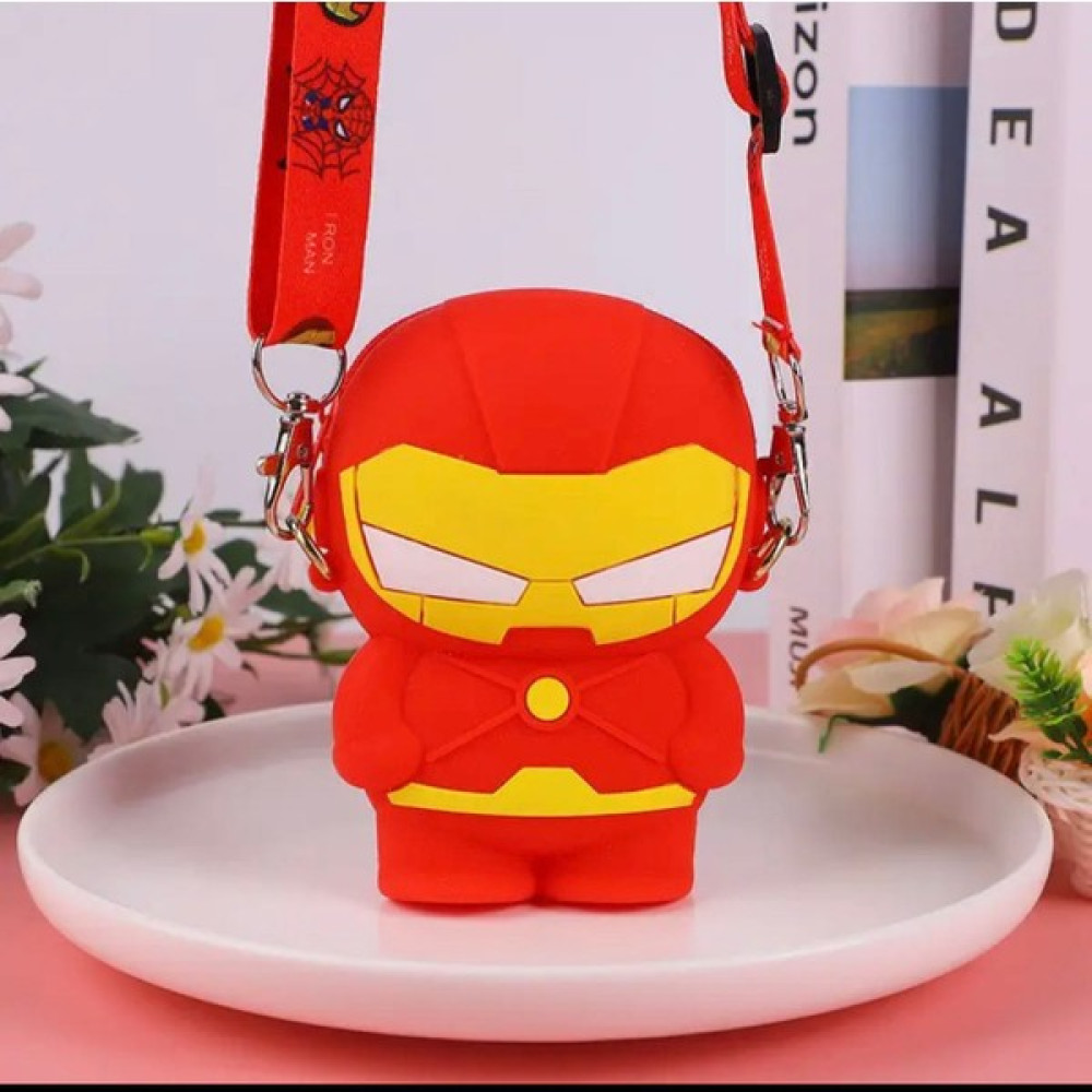 Syn İletişim Marvel Batman Siyah Kırmızı Demir Adam Iron Man Erkek Çocuk Çanta Cüzdan 12*8 Ölçü Askılı Ayarlı Yan Çapraz Okul Çantası Fiyatı