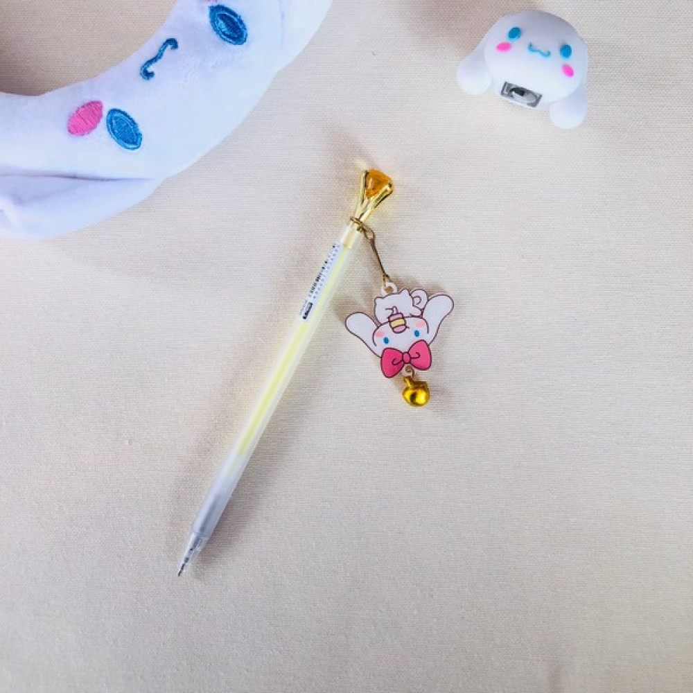 Syn İletişim Sanrio Cinnamoroll Taşlı Zilli Kawai Japon Kore Kırtasiye Işıklı 0.7 Uçlu Kalem Mekanik Kurşun (Versatil) Kalem Fiyatı