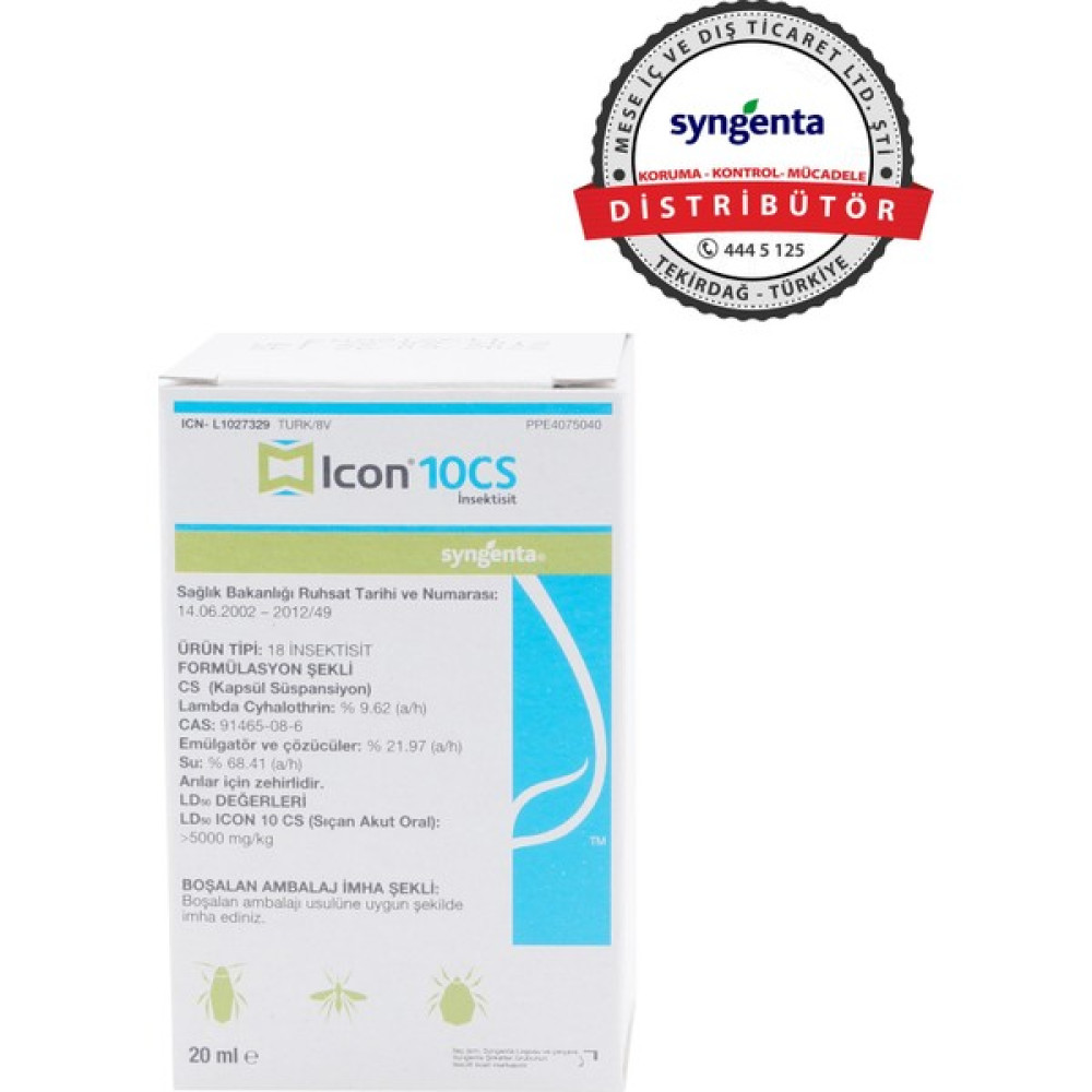 Syngenta Icon 10 Cs 20 ml Sinek-Kene-Haşere Kovucu Fiyatı