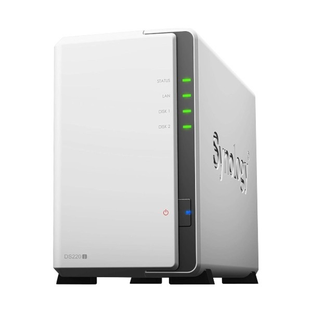 Synology DS220J Realtek Qc 512 MB Ram- 2-Diskli Nas Server (Disksiz) NAS Server Fiyatı