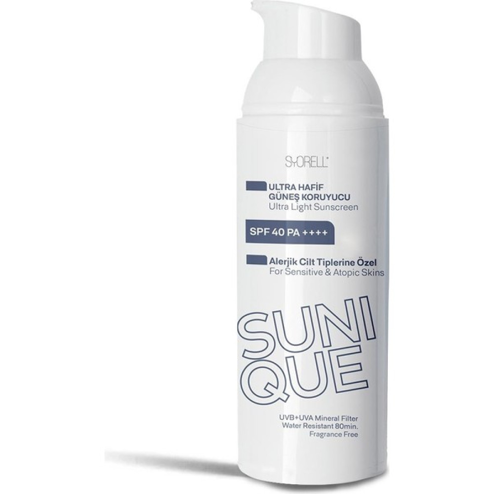 Syorell Sunıque Alerjik Ciltlere Özel Güneş Koruyucu Krem 40 Spf Güneş Kremleri ve Losyonları Fiyatı