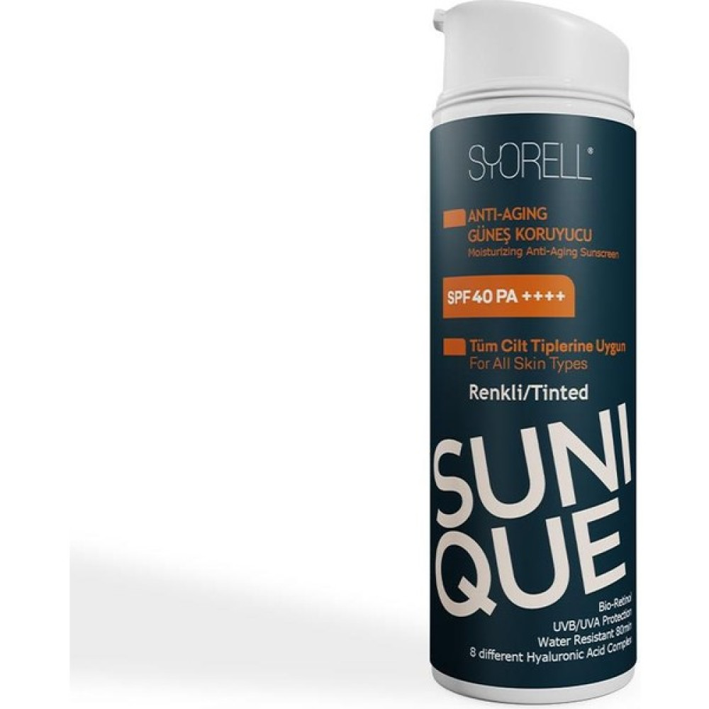 Syorell SUNIQUE Anti-Aging, Nemlendirici, Renkli Güneş Koruyucu 40 SPF Güneş Kremleri ve Losyonları Fiyatı