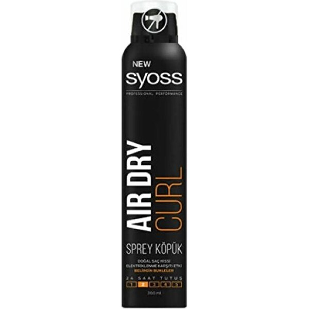 Syoss Air Dry Curl Sprey Köpük 200ml Saç Şekillendirici Köpük Fiyatı