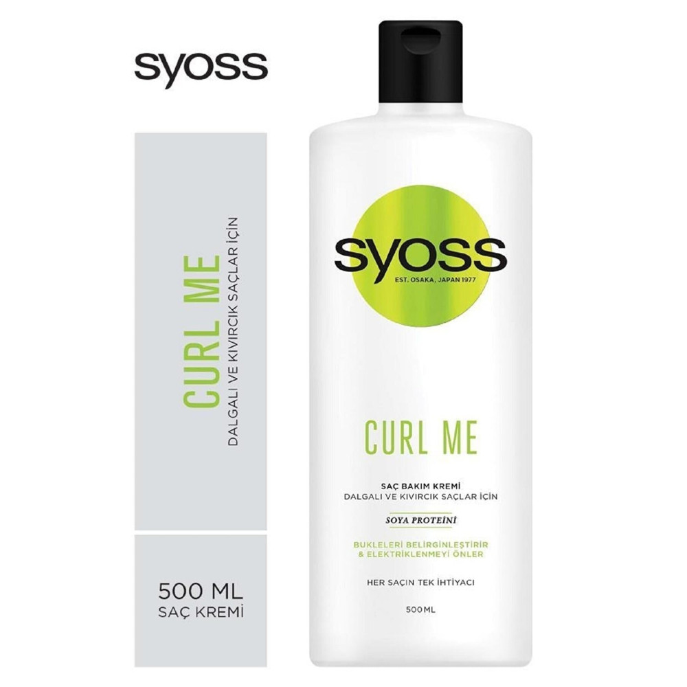 Syoss Curl Me Bukle Belirginleştirici Saç Kremi 500 Ml Şampuan ve Saç Kremi Fiyatı